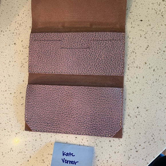 Portland Leather Goods Bundle: Lilac Medium Cross Body and Rancher Wallet - Picture 7 of 7